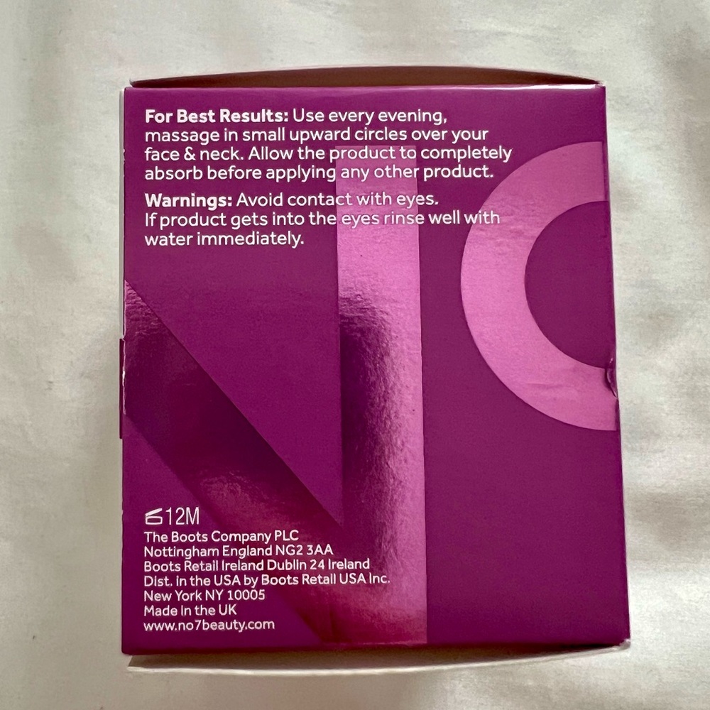 NIB - No7 Menopause Skincare Nourishing Overnight Cream - Picture 2 of 6